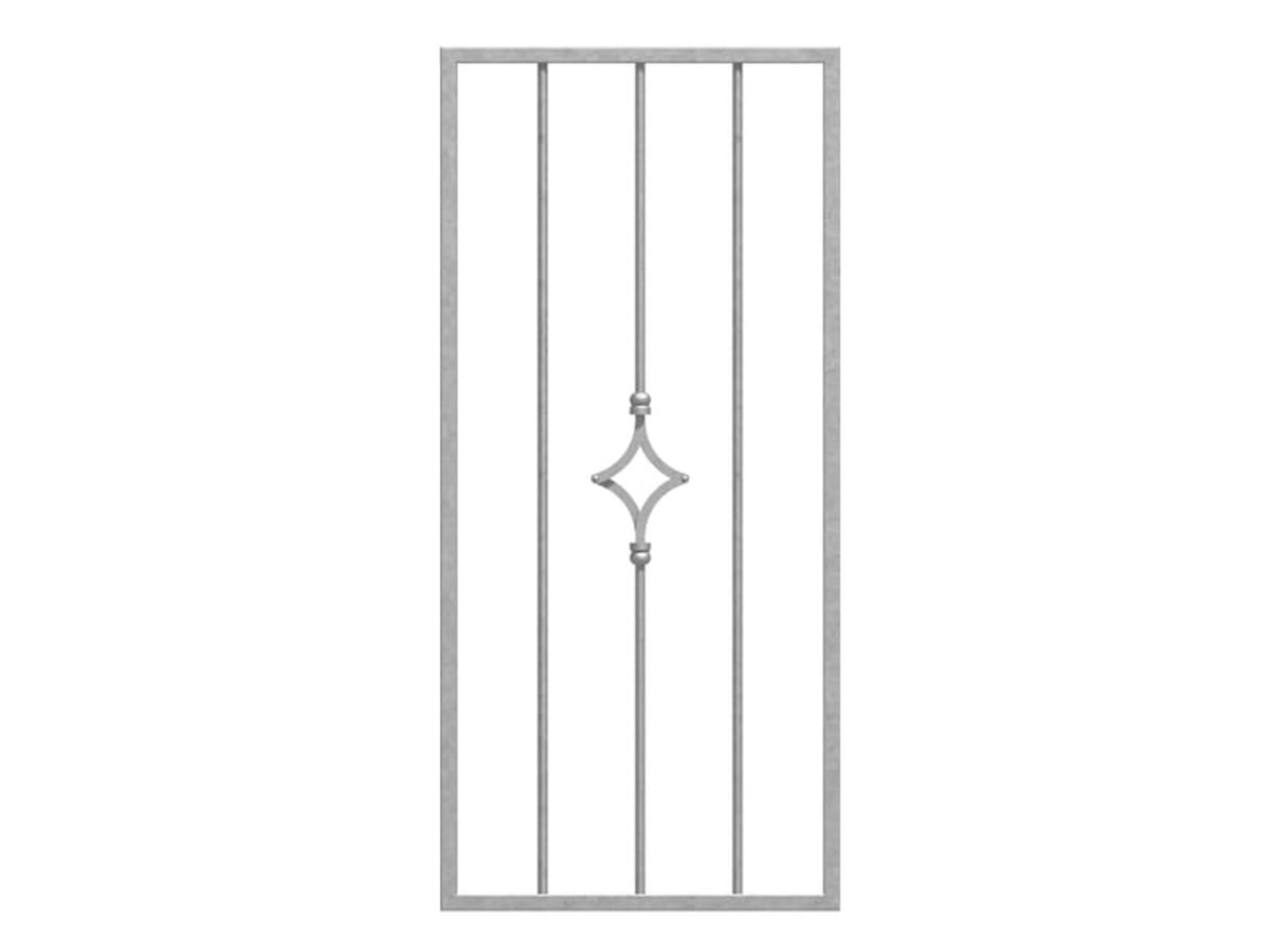 Reja rústica para ventana